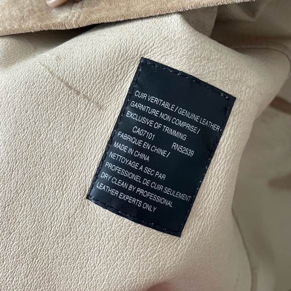 Massimo Tan Suede Women's Blazer - Picture 4 of 10